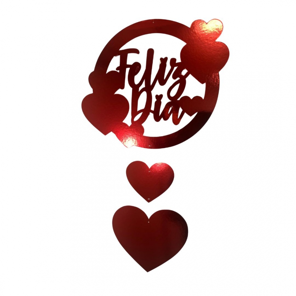 MOVIL METALIZADO REDONDO FELIZ DIA #1 