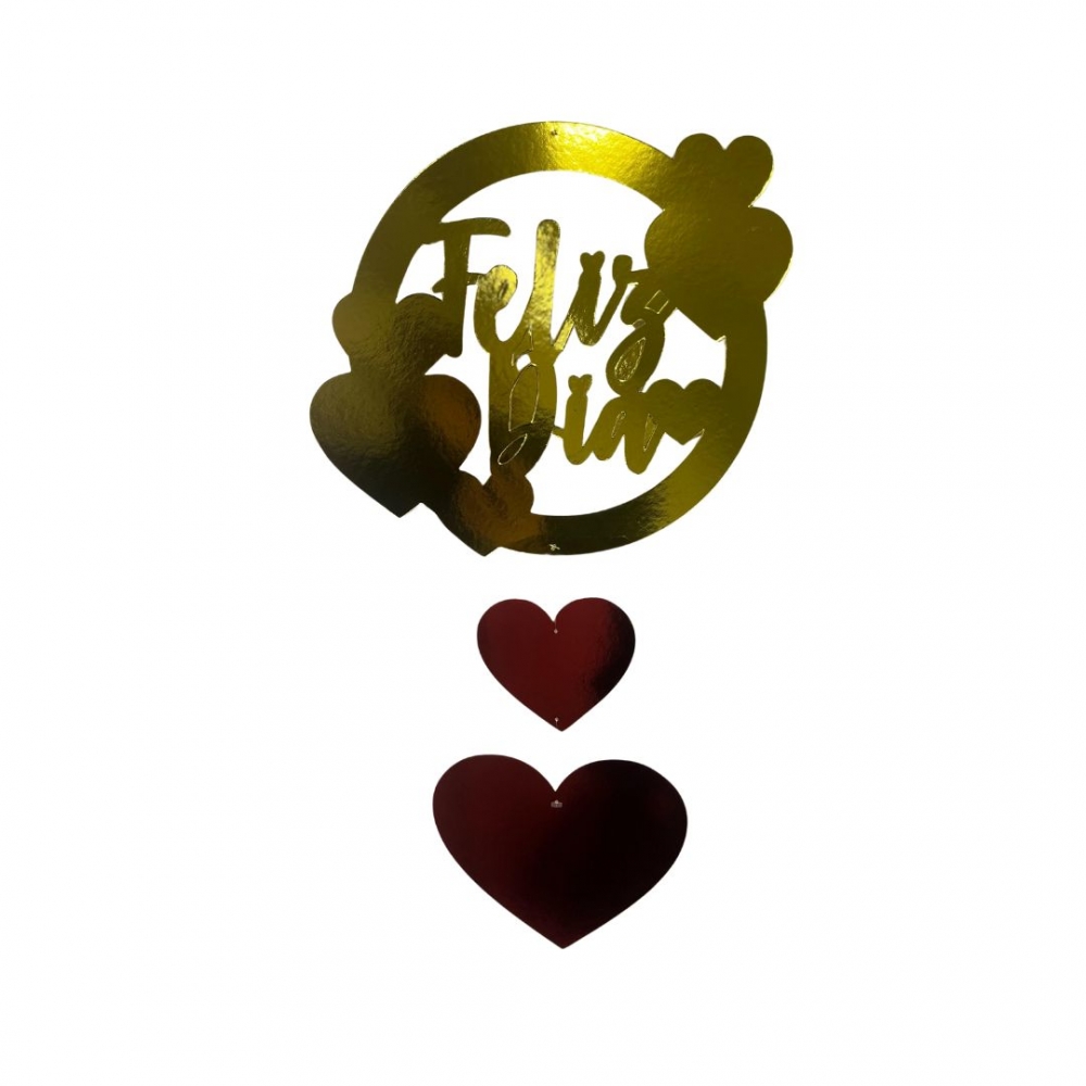 MOVIL METALIZADO REDONDO FELIZ DIA #2 