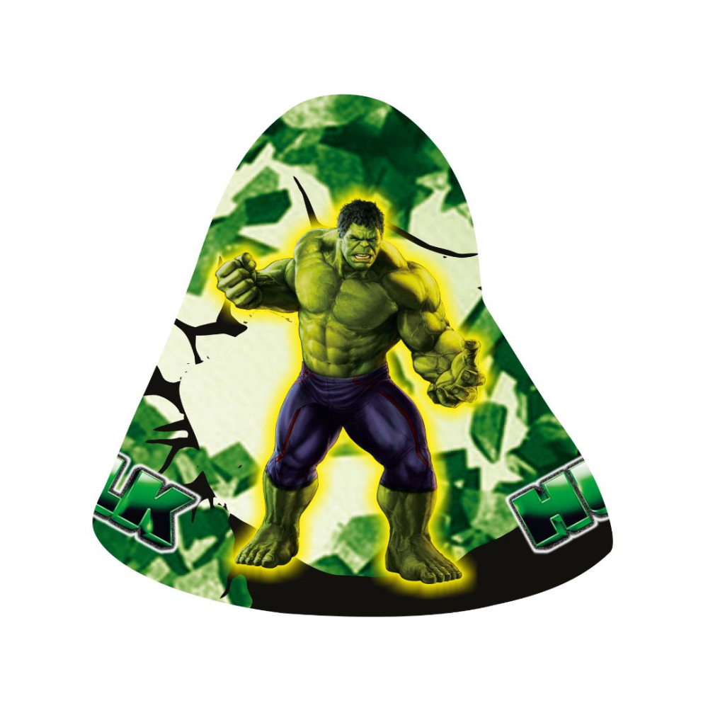 GORRO TEMATICO X 12 HULK ESCUDO 